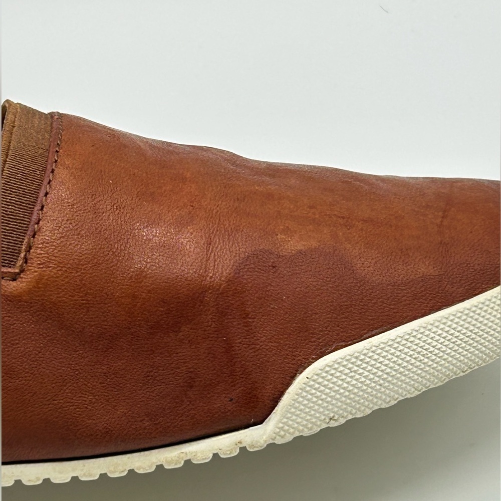 Frye Melanie Slip-On Flats Brown Size 11M Soft Leather Casual Shoes New With Box - Picture 9 of 11